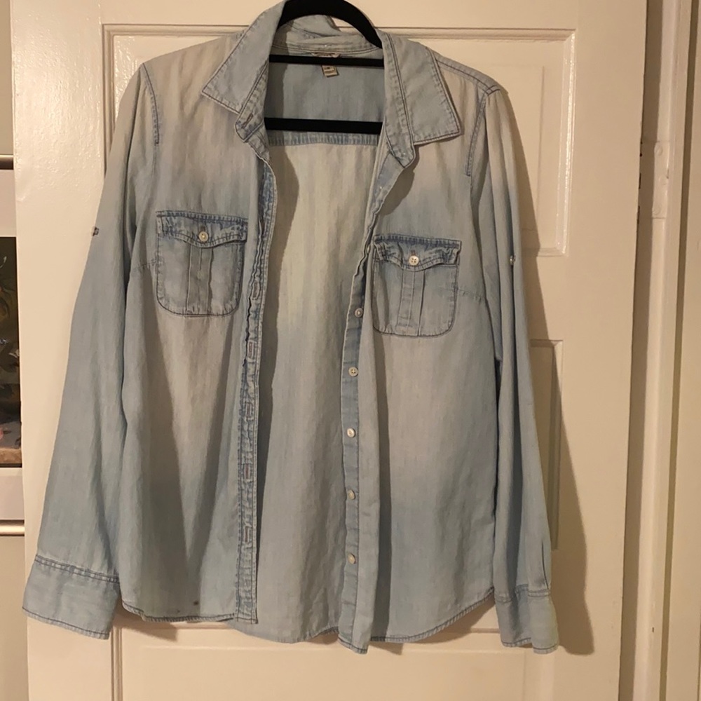 J crew denim top